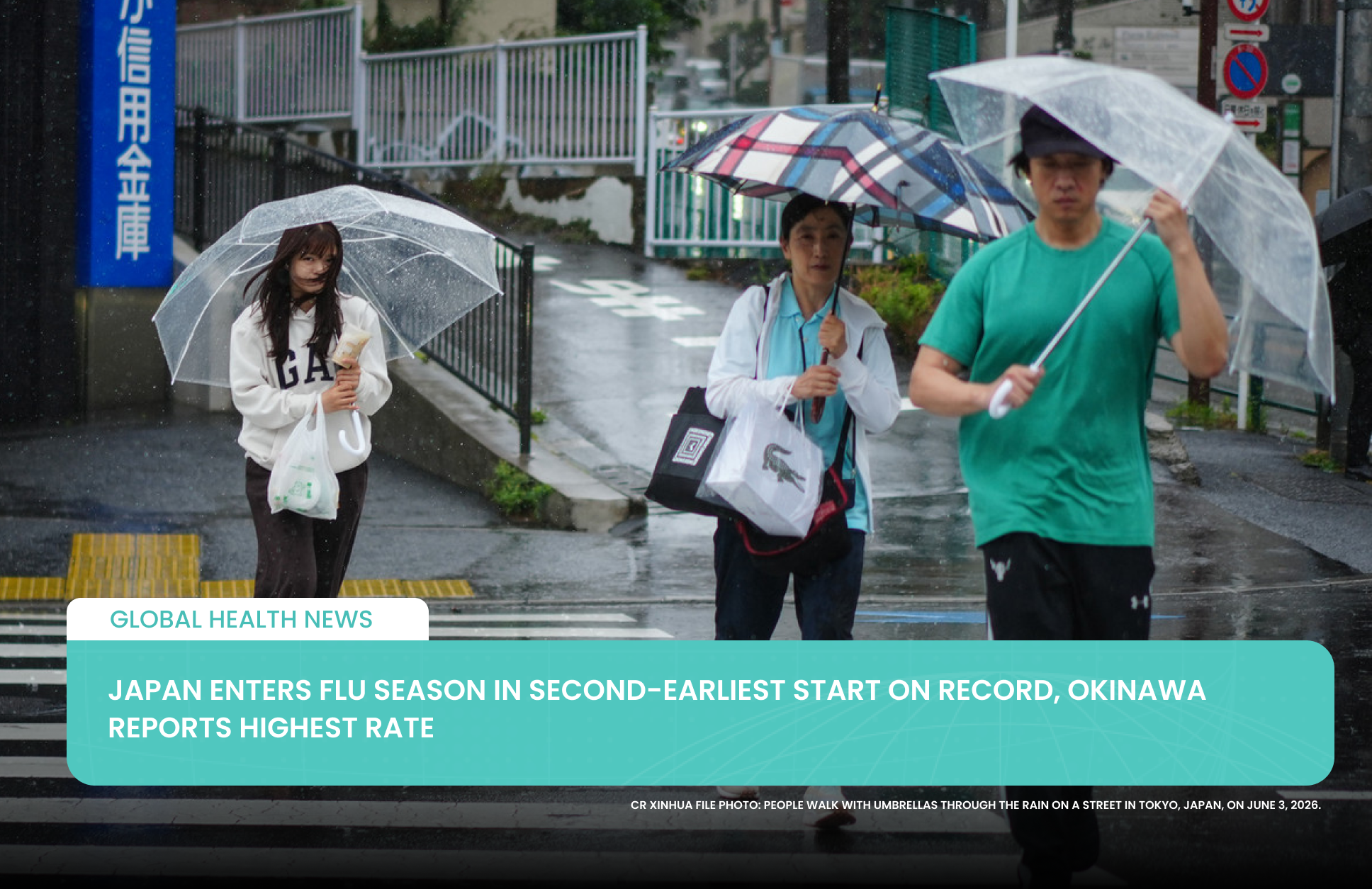 Japan Enters Flu Season in Second-Earliest Start on Record, Okinawa Reports Highest Rate