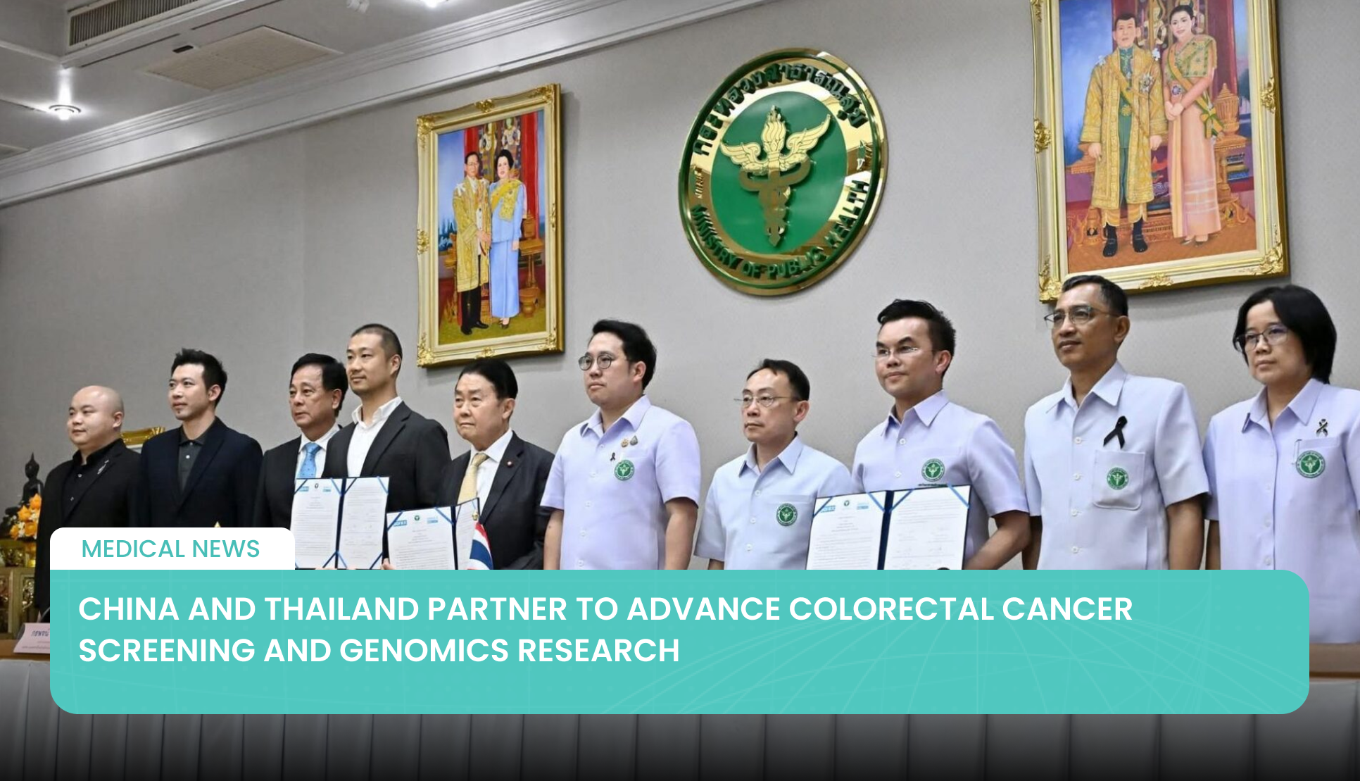 China and Thailand Partner to Advance Colorectal Cancer Screening and Genomics Research