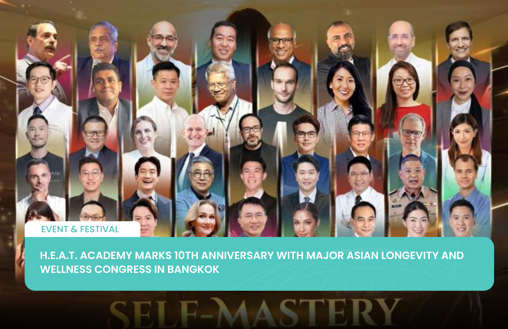 H.E.A.T. Academy Marks 10th Anniversary with Major Asian Longevity and Wellness Congress in Bangkok
