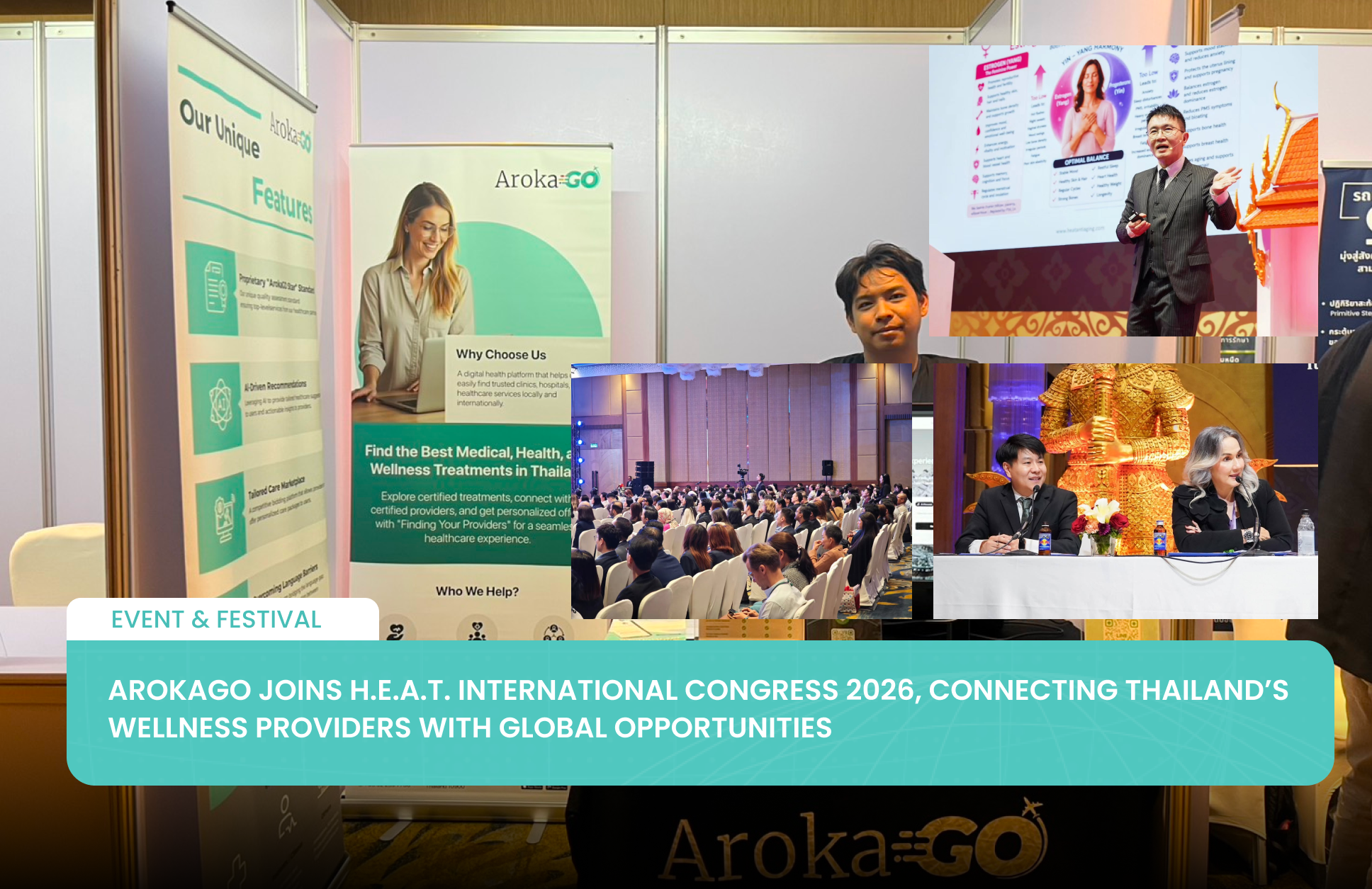 ArokaGO Joins H.E.A.T. International Congress 2026, Connecting Thailand’s Wellness Providers with Global Opportunities