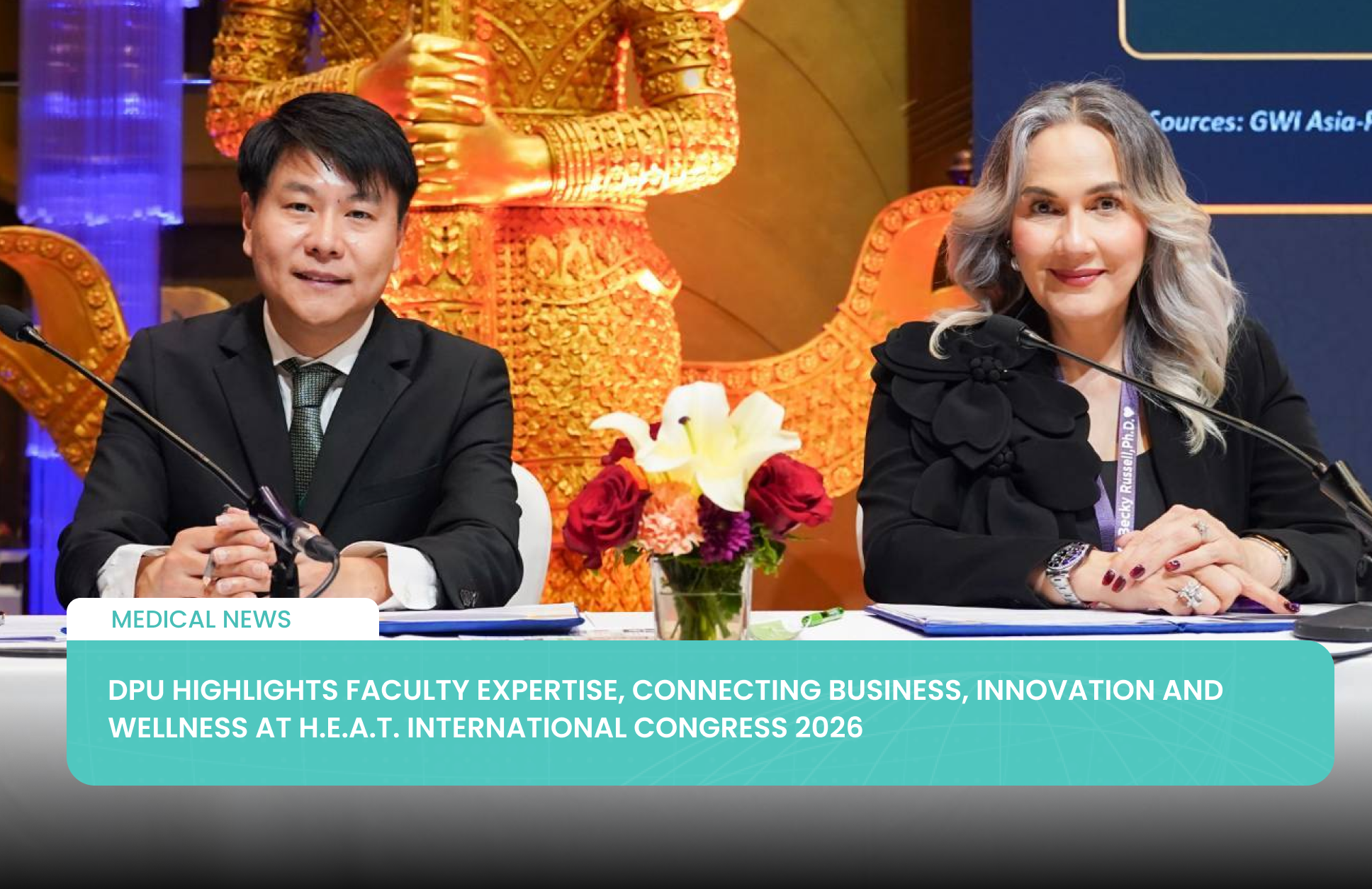DPU Highlights Faculty Expertise, Connecting Business, Innovation and Wellness at H.E.A.T. International Congress 2026
