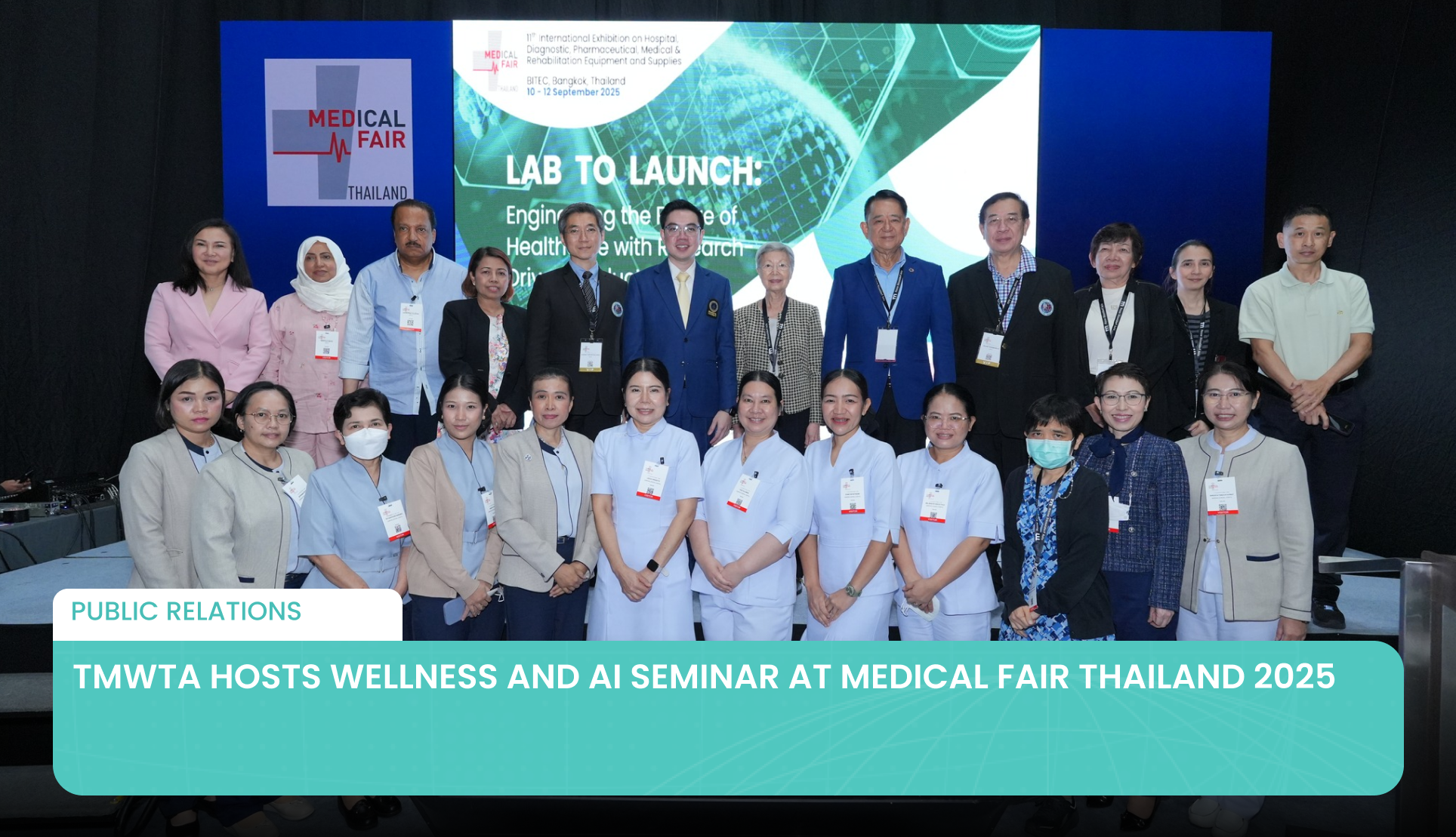 TMWTA Hosts Wellness and AI Seminar at Medical Fair Thailand 2025