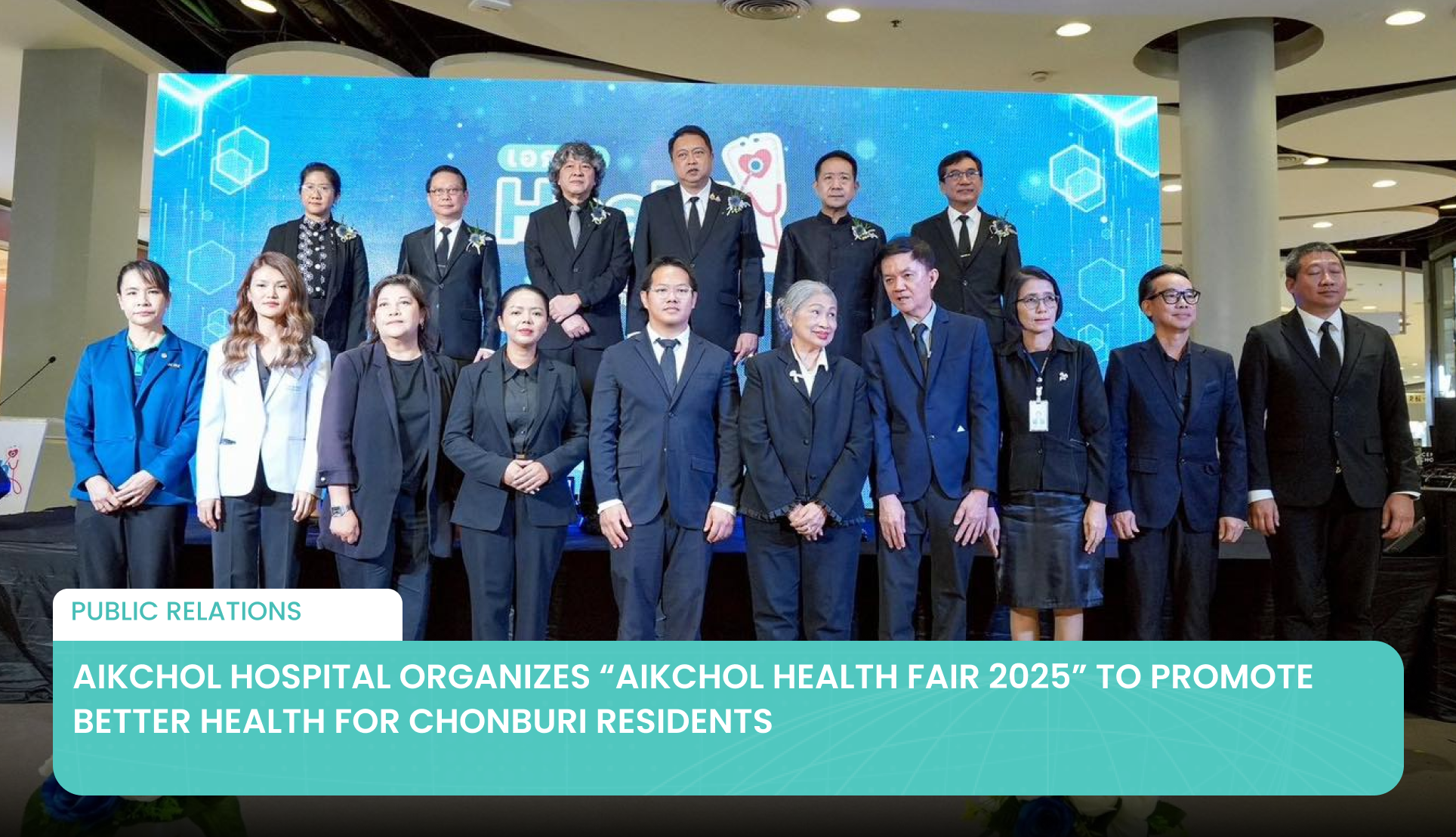 Aikchol Hospital Organizes “Aikchol Health Fair 2025” to Promote Better Health for Chonburi Residents