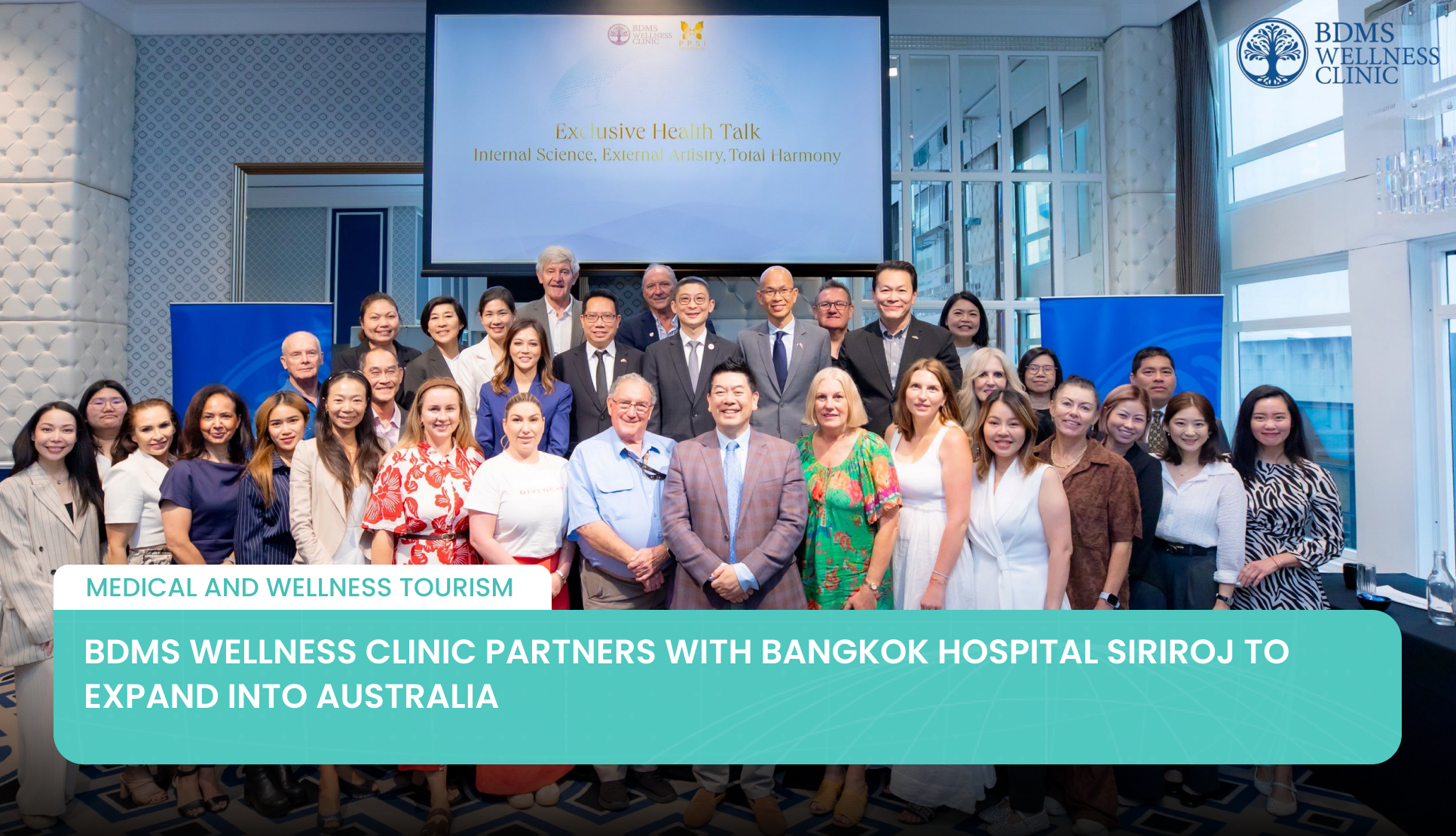BDMS Wellness Clinic Partners with Bangkok Hospital Siriroj to Expand into Australia
