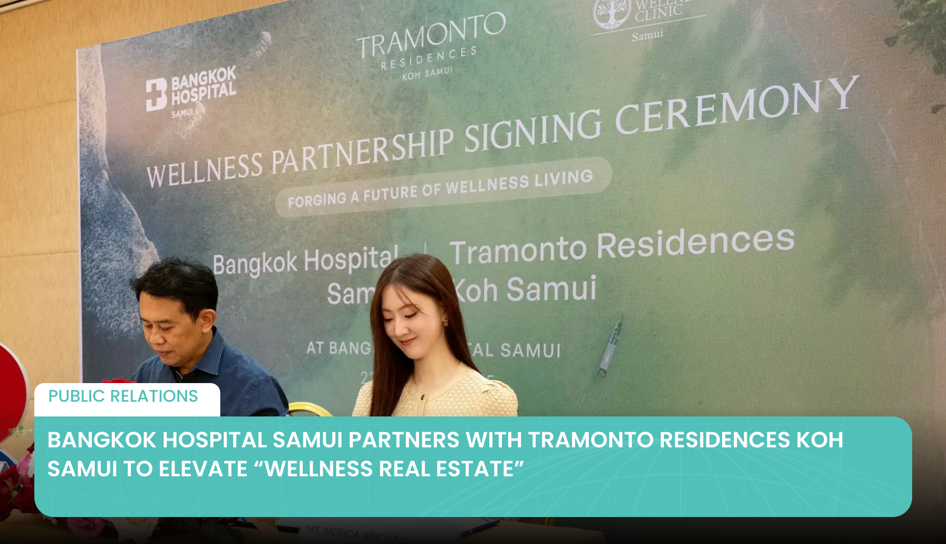 Bangkok Hospital Samui Partners with Tramonto Residences Koh Samui to Elevate “Wellness Real Estate”