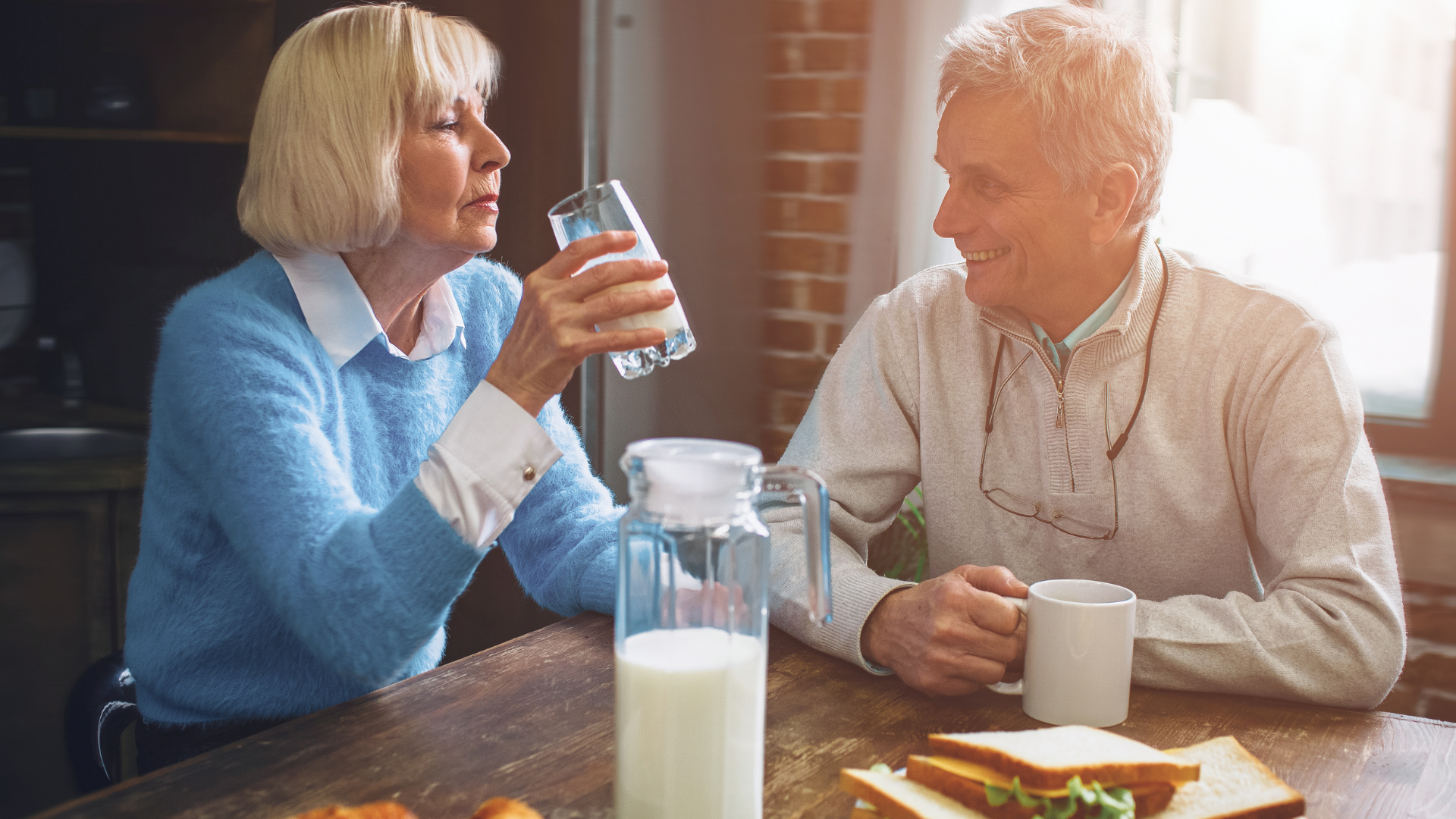 How much calcium should the elderly consume for good health?