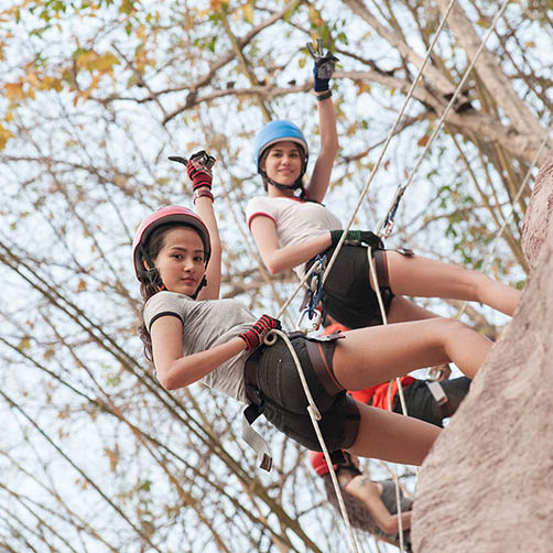 Abseiling  ​​​​​​​