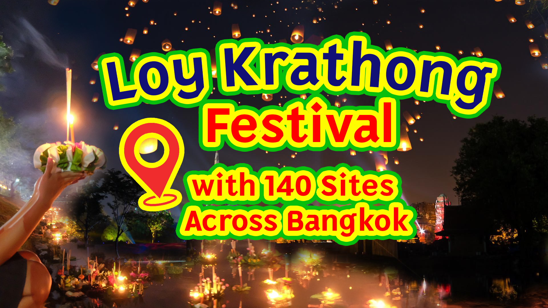 Eco-Friendly Loy Krathong Festival with 140 Sites Across Bangkok